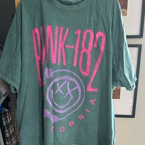 Blink-182 Graphic Tee in Green